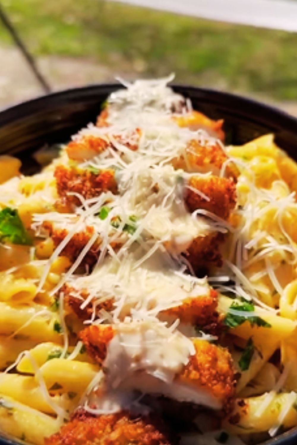 The Ultimate Parmesan Crusted Chicken with Alfredo Recipe