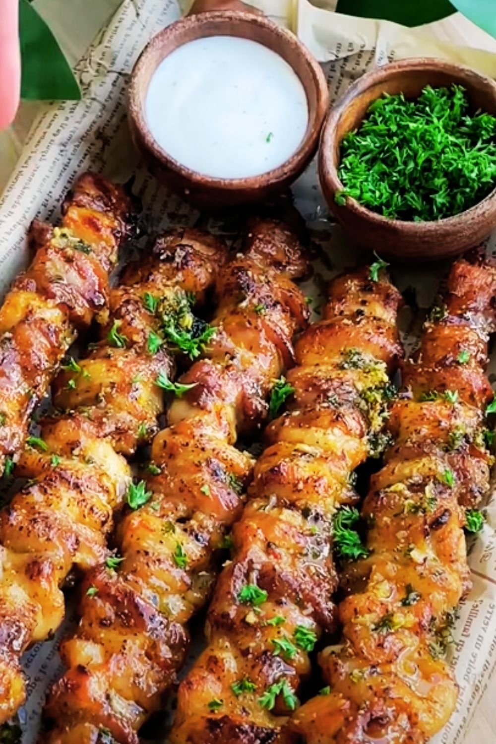 Air Fryer Garlic Parmesan Chicken Skewers – Crispy, Flavorful, and Irresistibly Delicious